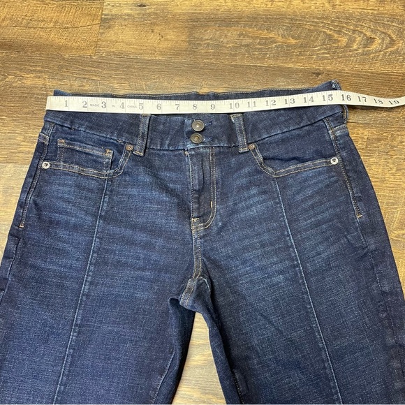 American Eagle Jeans Curvy Kick Boot Dark Wash Womens 10 Short Center Seam Blue - Picture 9 of 10